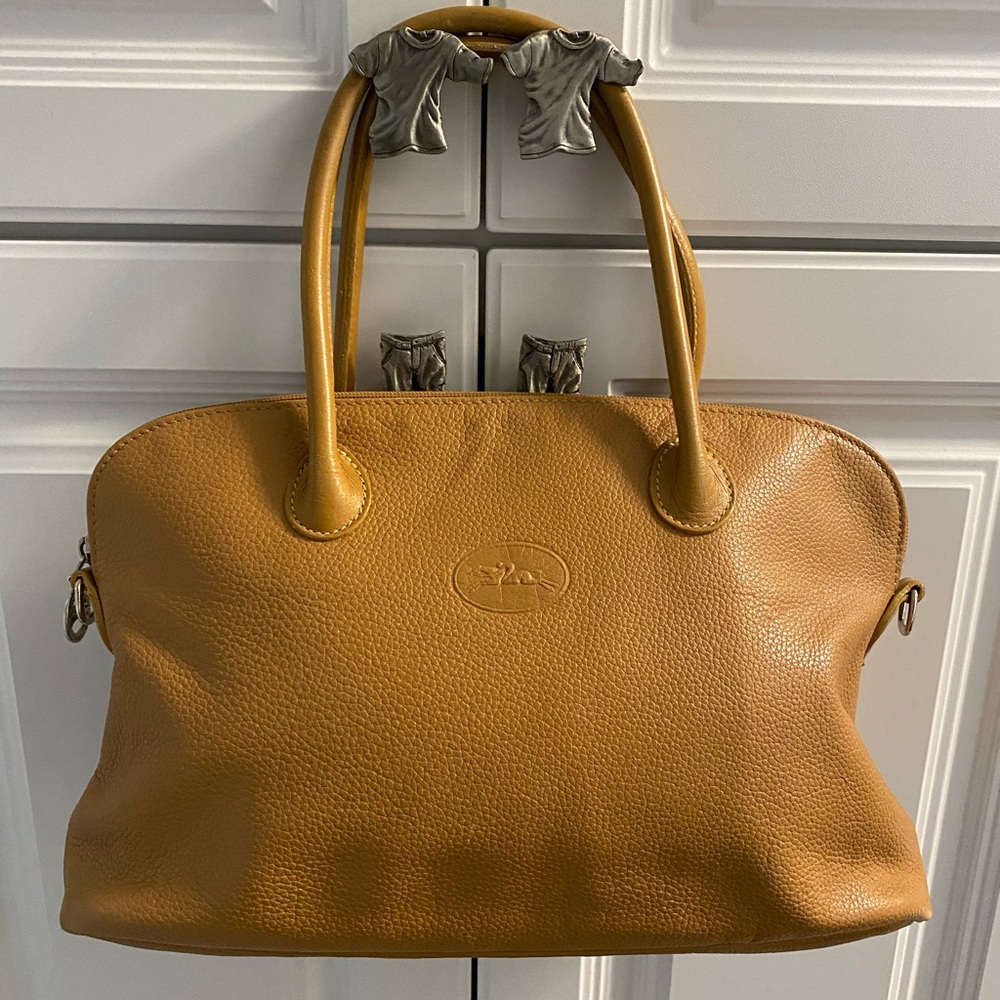 Longchamp Tan Leather Bag